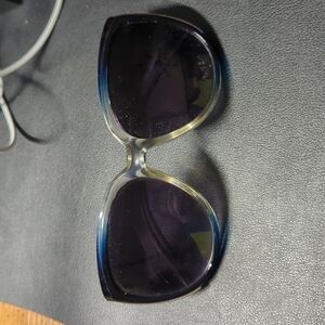 𝅺EUC Vintage Sunglasses - Blue and Clear UV Protection